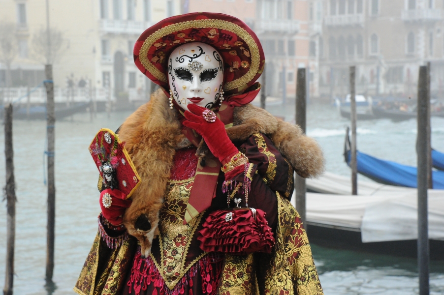 30 Carnaval de Venise 2017 (Costumés autour de l'Eglise ND de la Salute)