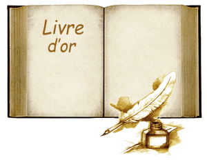 Livre d'or, écrivez un message