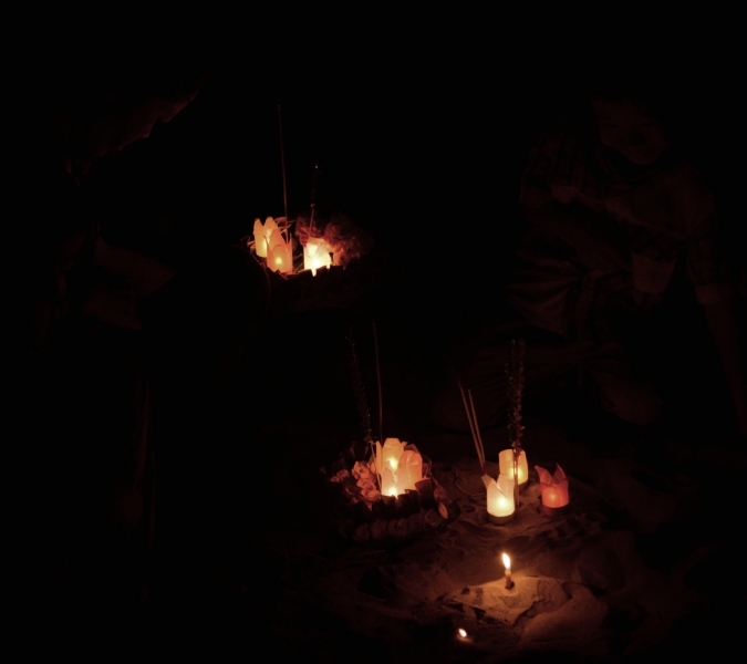 11 Nuit de la fête des Lumiéres au bord du Mékong